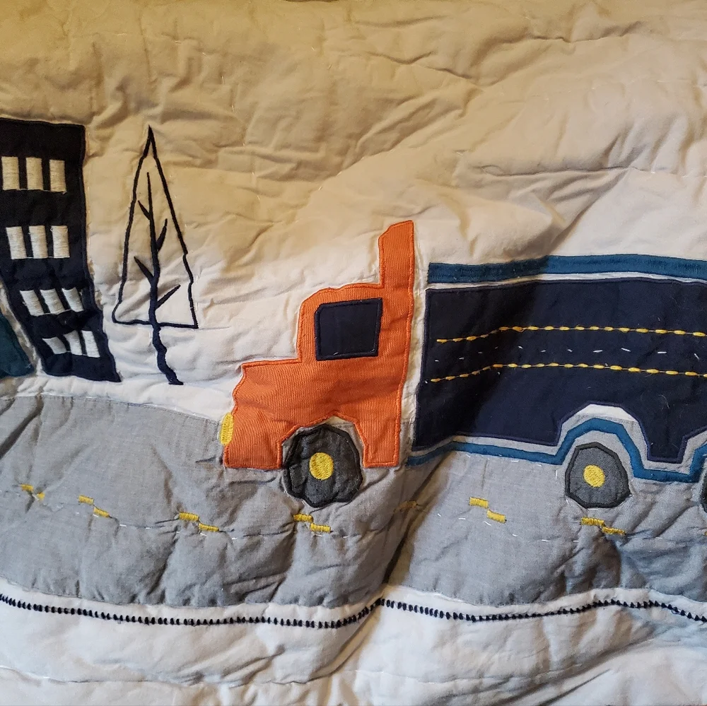 POTTERY BARN Transportation Quilt